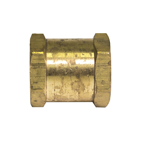 Ags Brass Coupling, Female (3/8-18 NPT), 1/bag PTU-12B